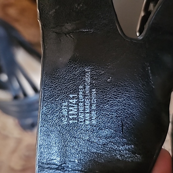 Vince Camuto Leather Strap Heels - Picture 8 of 16